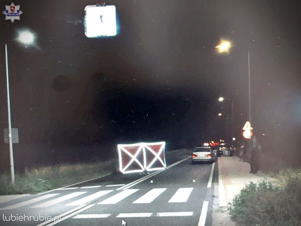 Śmiertelne potrącenie pieszego