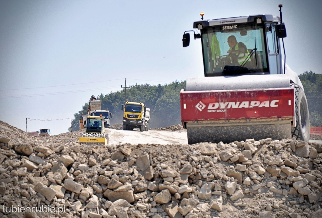 Budowa S17 na południe od Zamościa
