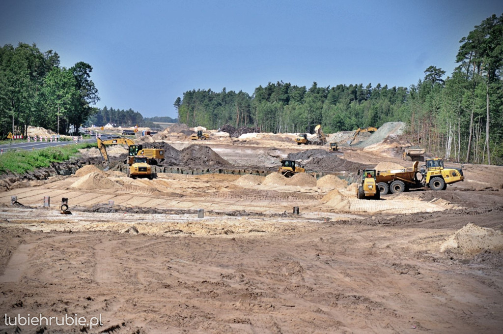 Budowa S17 na południe od Zamościa