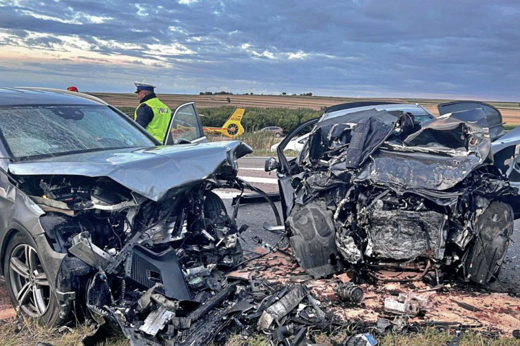 Śmiertelny wypadek na DK 17