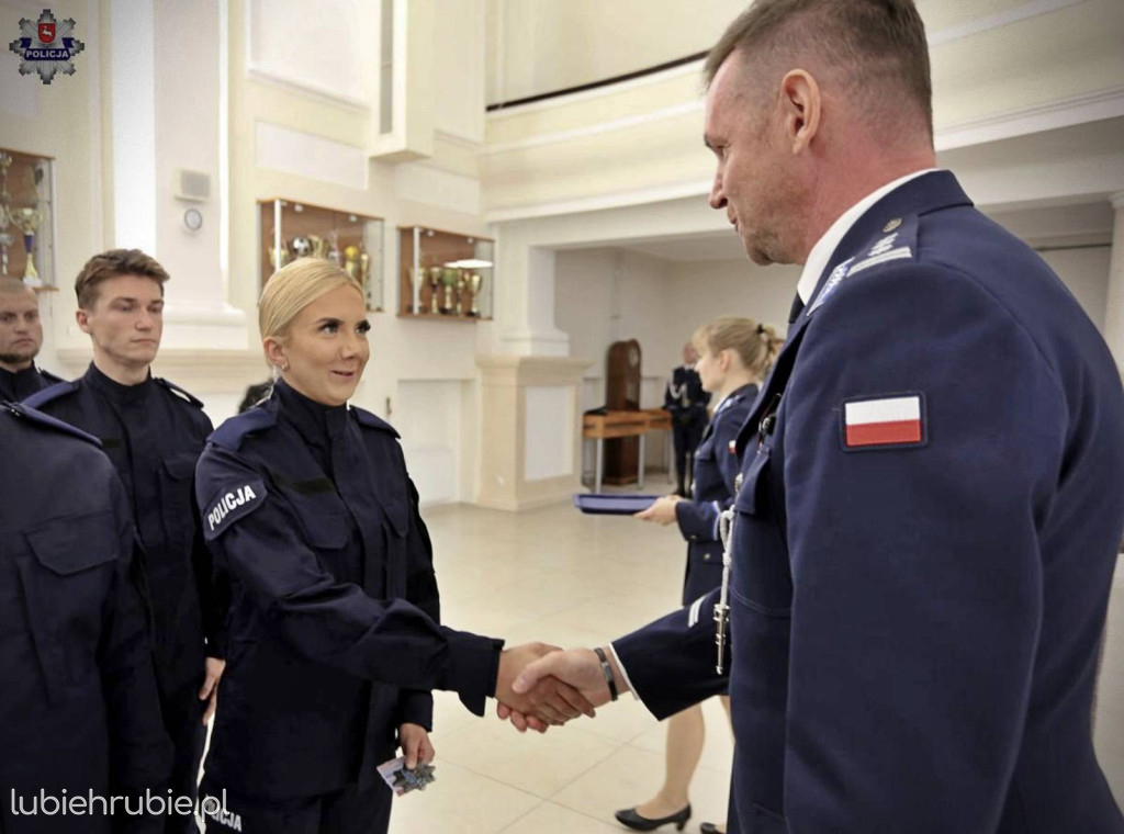 Ślubowanie nowych policjantów