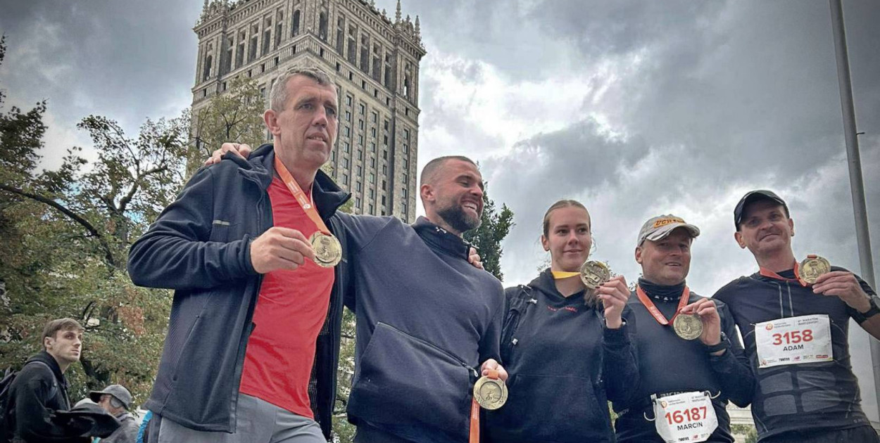 Hrubieszowscy biegacze w Maratonie Warszawskim