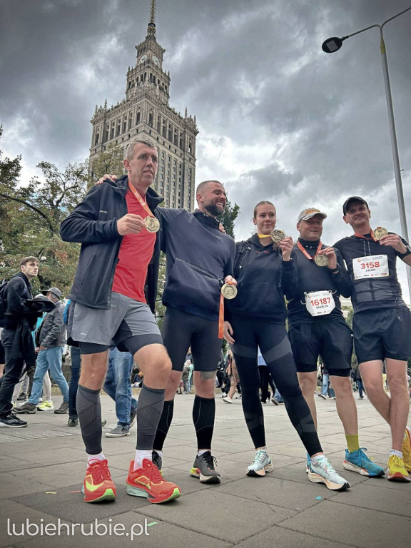Hrubieszowscy biegacze w Maratonie Warszawskim