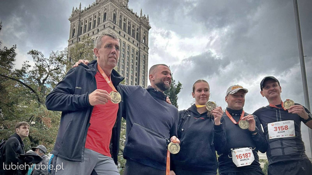 Hrubieszowscy biegacze w Maratonie Warszawskim
