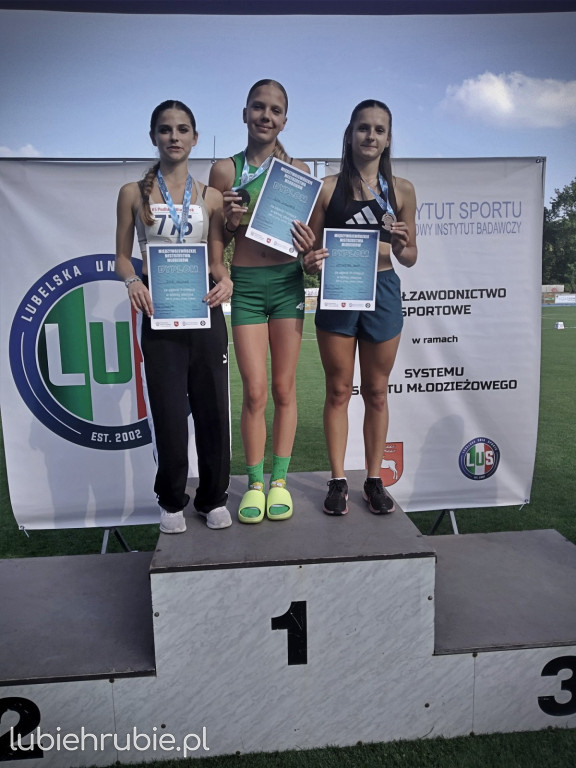 Hrubieszowskie tabele lekkoatletyczne kobiet sezonu letniego 2025