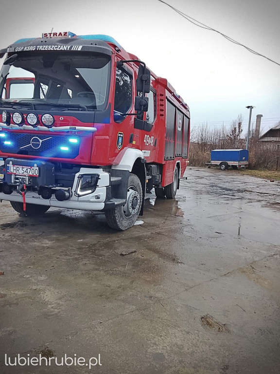 Pożar garażu w Drogojówce