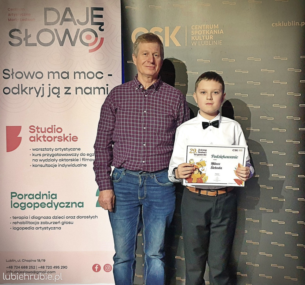 Miłosz Śleboda najlepszy w województwie