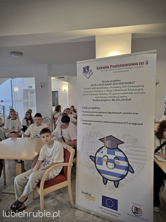 Projekt Erasmus+ uczniów hrubieszowskiej Trójki