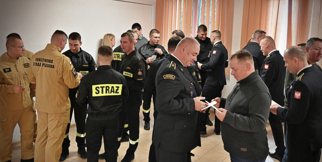 Wigilia u hrubieszowskich strażaków