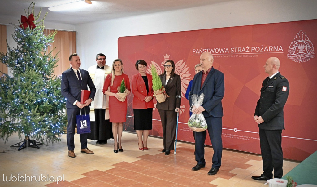 Wigilia u hrubieszowskich strażaków