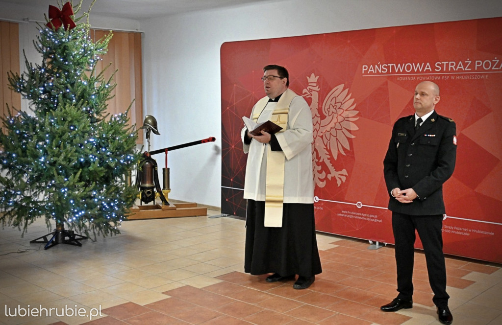 Wigilia u hrubieszowskich strażaków