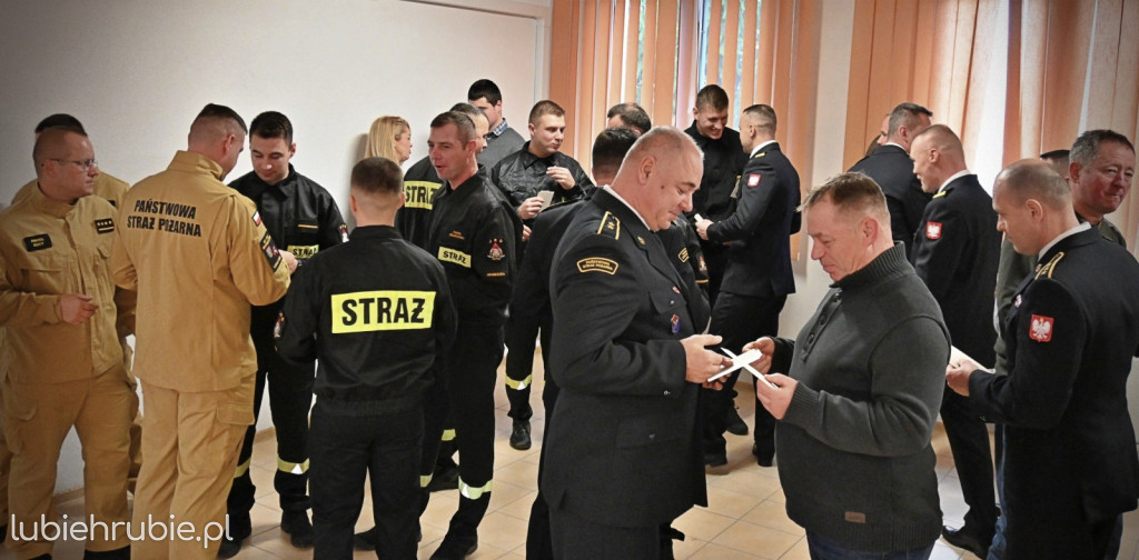 Wigilia u hrubieszowskich strażaków