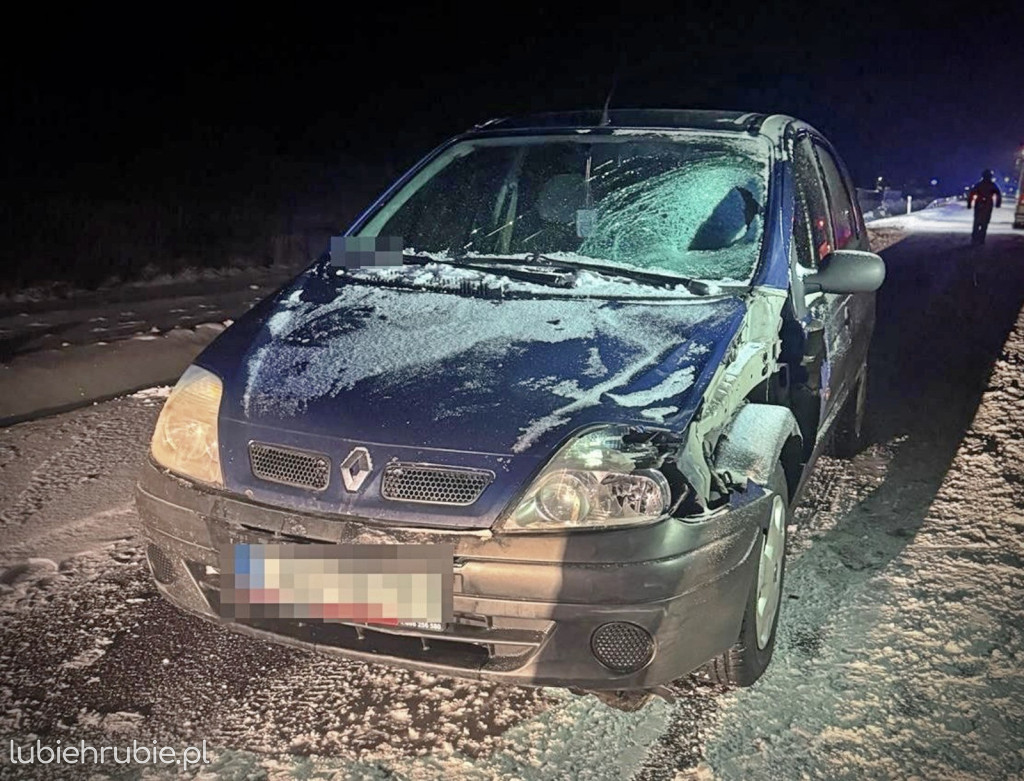Wysiadł i wszedł na jezdnię wprost pod jadące auto