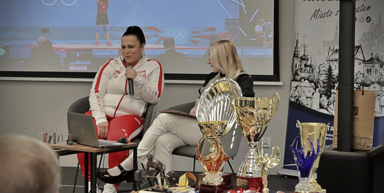 Spotkanie z olimpijką Ewą Mizdal-Usowską