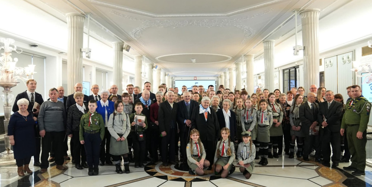 Harcerze Hufca ZHP Hrubieszów w Sejmie RP