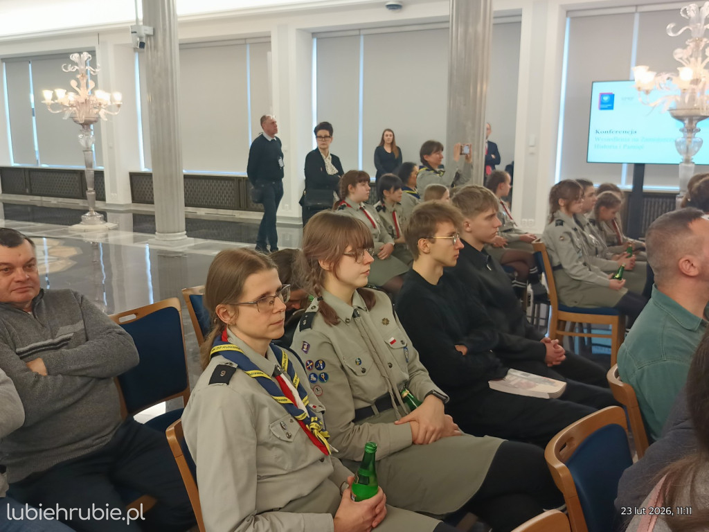 Harcerze Hufca ZHP Hrubieszów w Sejmie RP