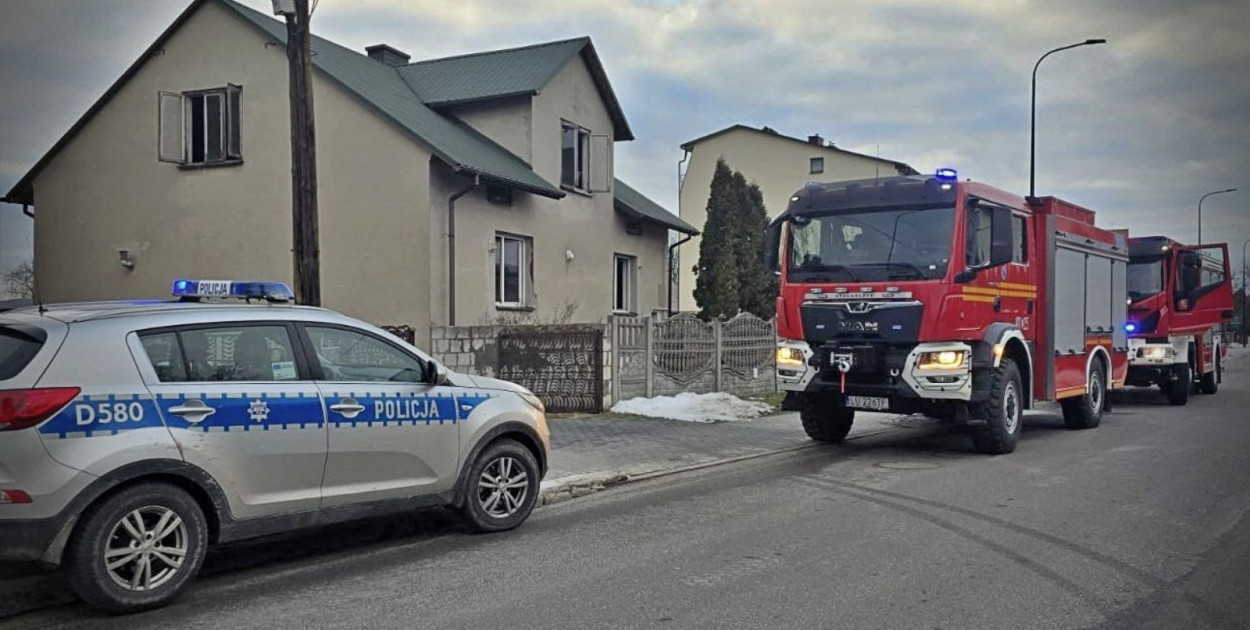 Uratowali dwie osoby przed śmiercią w pożarze