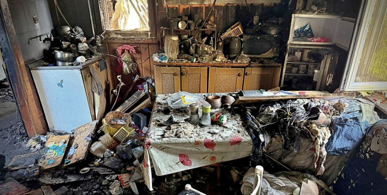 Pomoc dla rodziny z Trzeszczan po pożarze domu