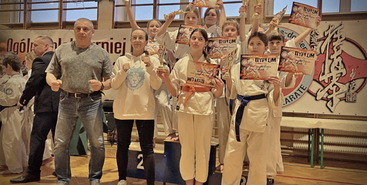 Sto procent medali dla hrubieszowskiej sekcji karate