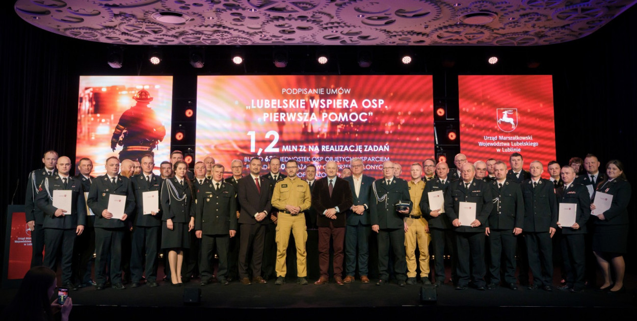Lubelskie wspiera OSP. Pierwsza pomoc