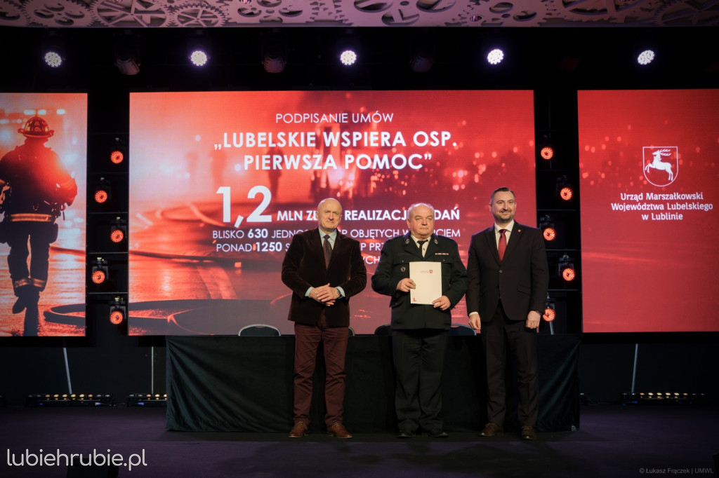 Lubelskie wspiera OSP. Pierwsza pomoc