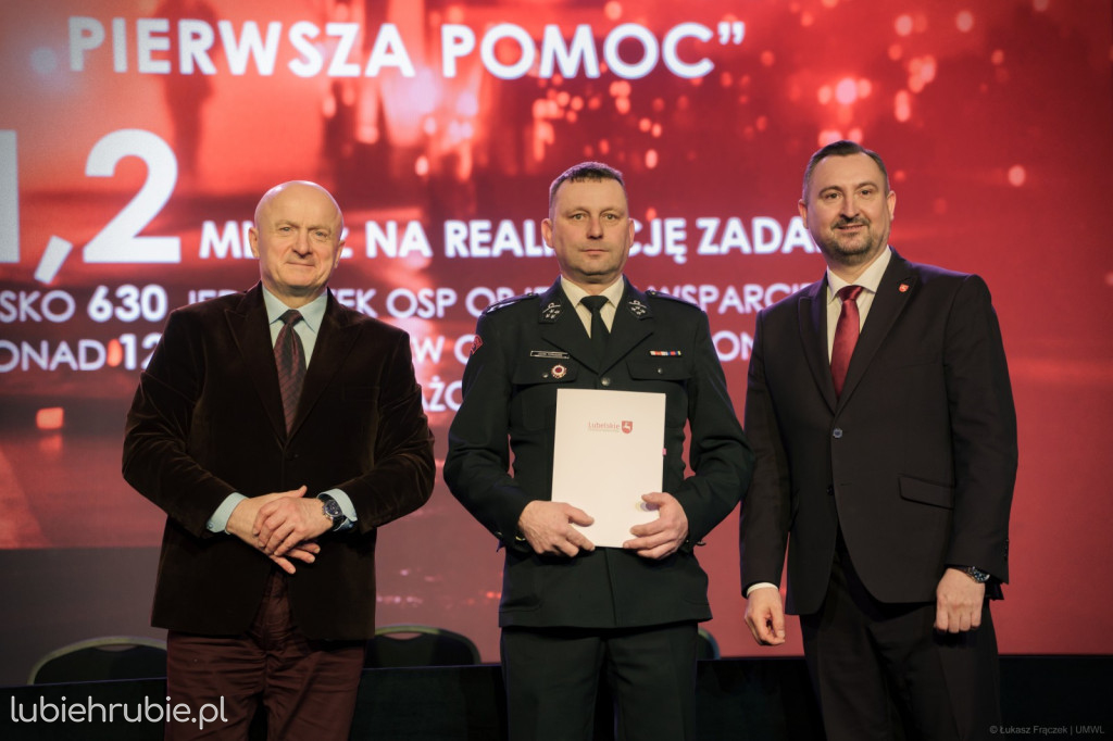 Lubelskie wspiera OSP. Pierwsza pomoc