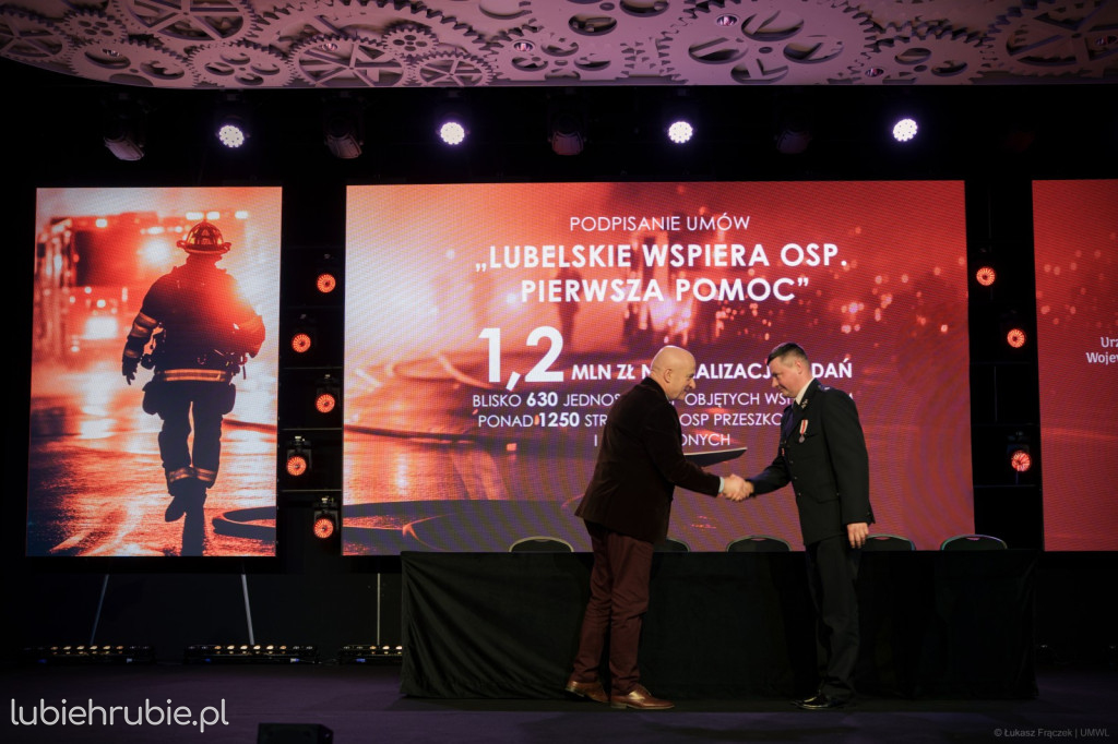 Lubelskie wspiera OSP. Pierwsza pomoc