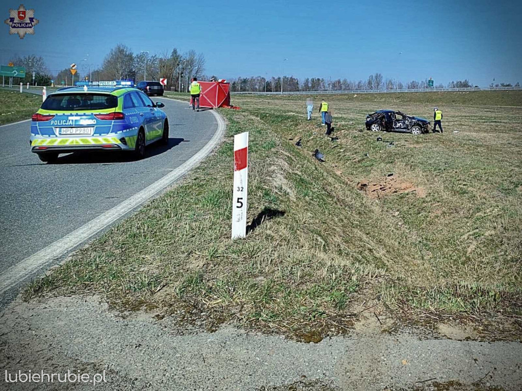 Śmiertelny wypadek na DK-17