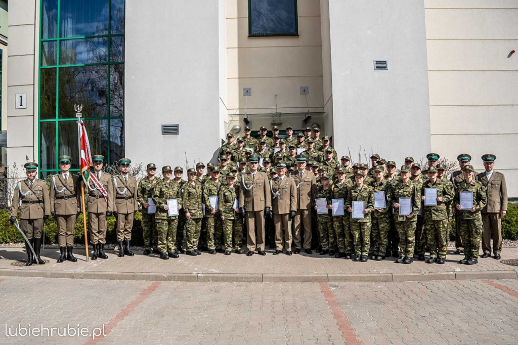 Ślubowanie nowo przyjętych funkcjonariuszy
