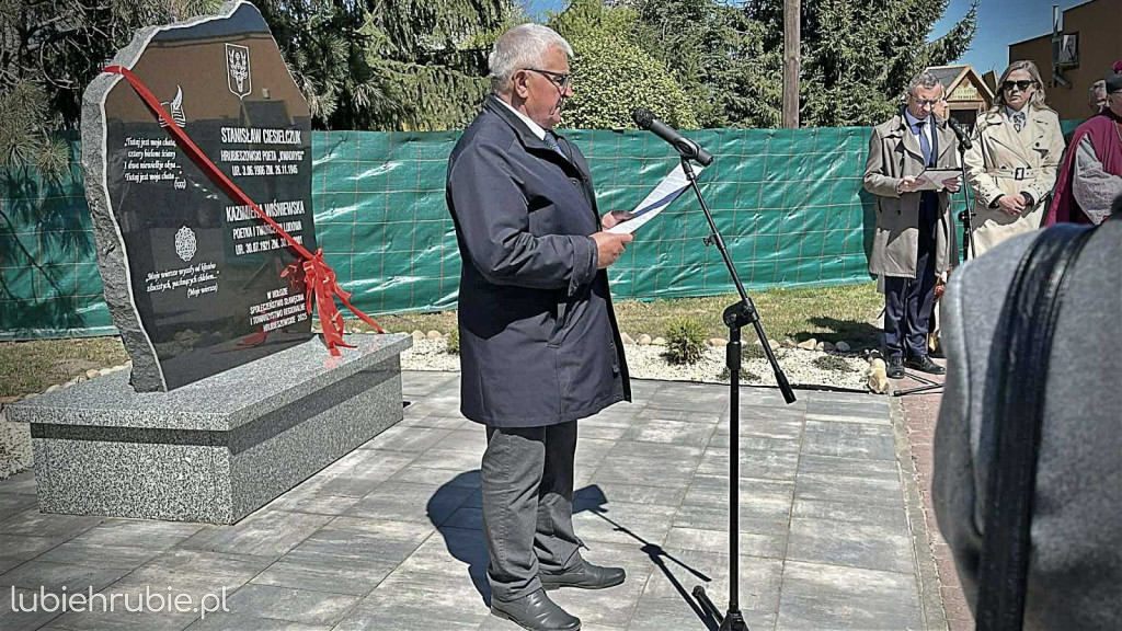 Hrubieszów: Odsłonięcie tablicy pamiątkowej