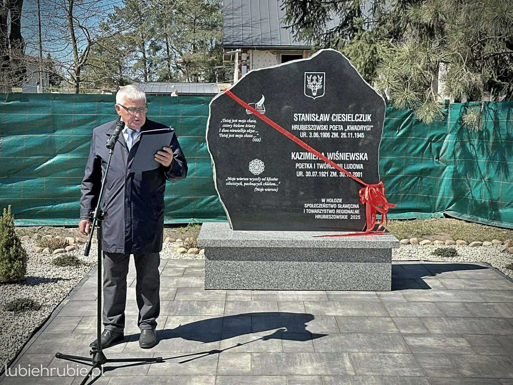 Hrubieszów: Odsłonięcie tablicy pamiątkowej