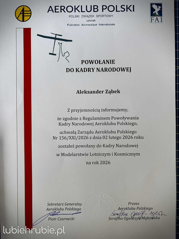 Hrubieszowscy modelarze w kadrze narodowej