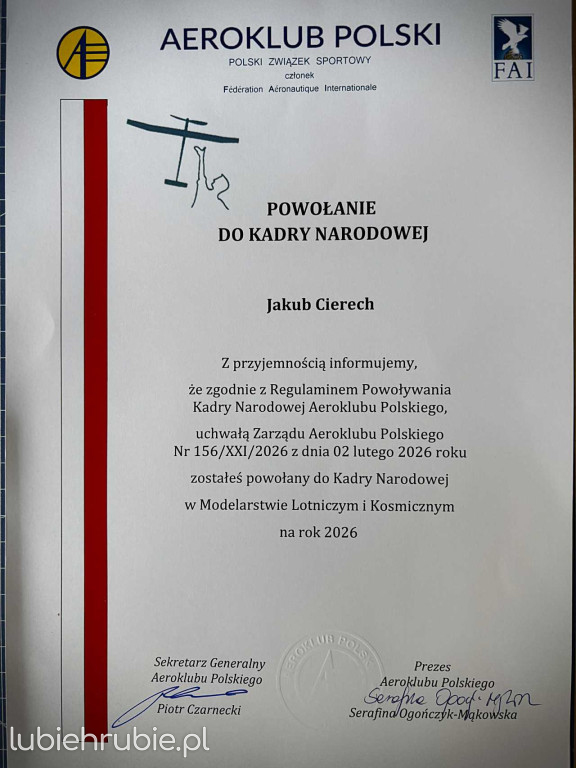 Hrubieszowscy modelarze w kadrze narodowej