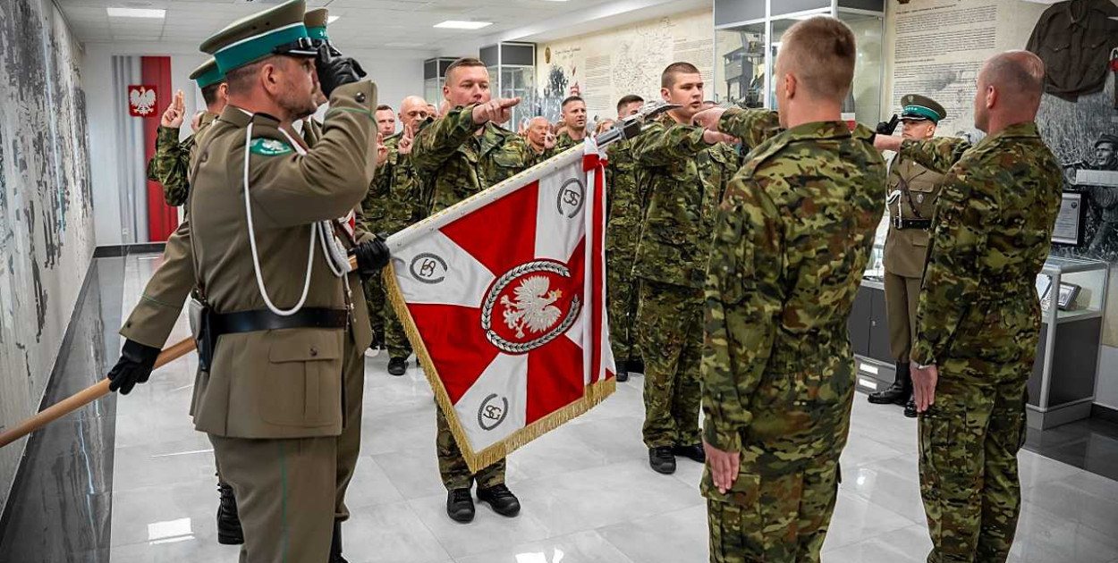 Ślubowanie funkcjonariuszy służby kontraktowej