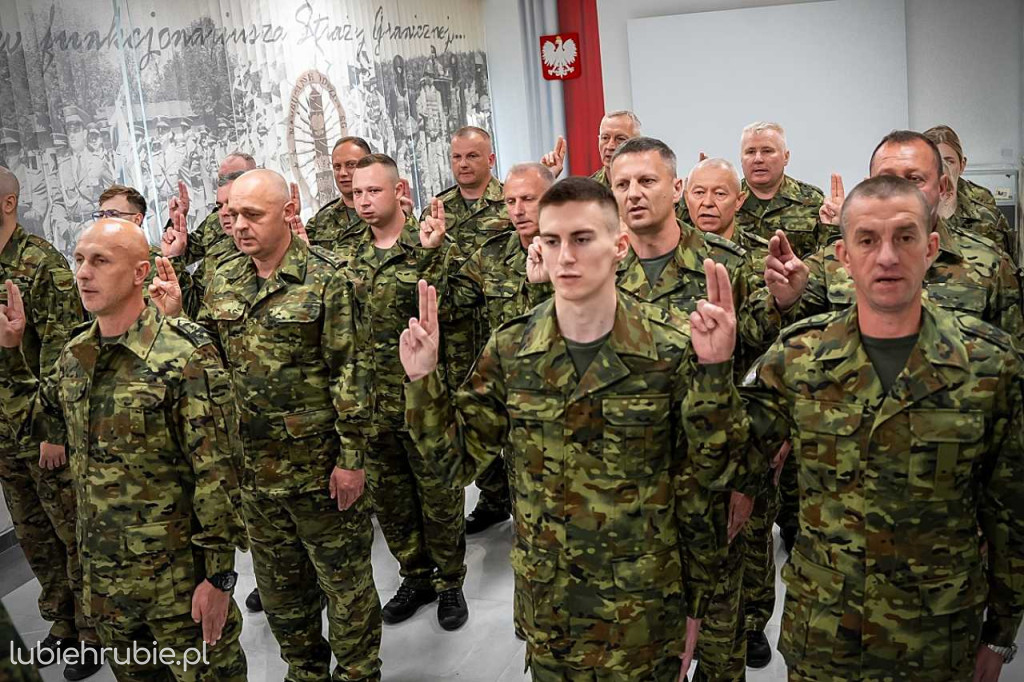 Ślubowanie funkcjonariuszy służby kontraktowej