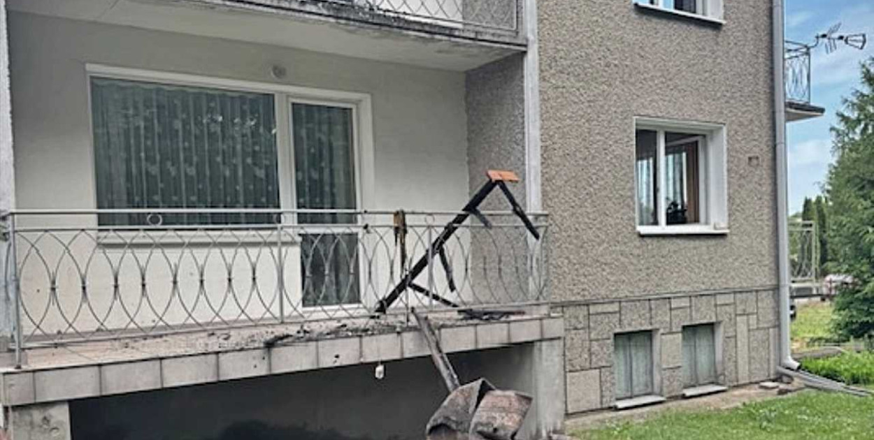Tragiczny pożar domu jednorodzinnego