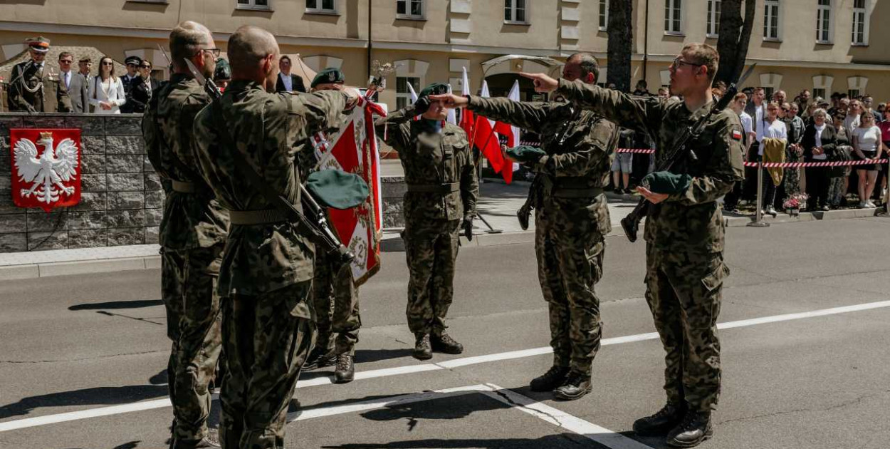 Przysięga w hrubieszowskim pułku