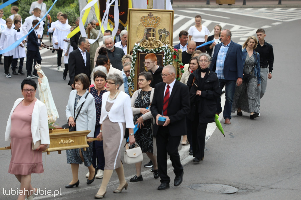 Procesja Bożego Ciała w centrum Hrubieszowa