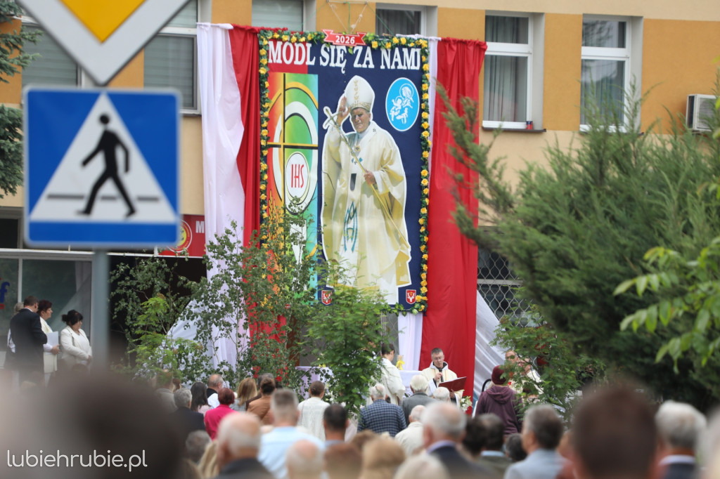 Procesja Bożego Ciała w centrum Hrubieszowa