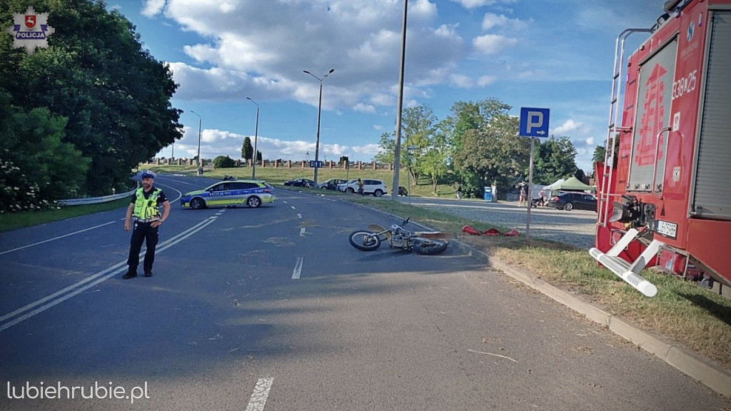 W tragicznym wypadku ginął motocyklista