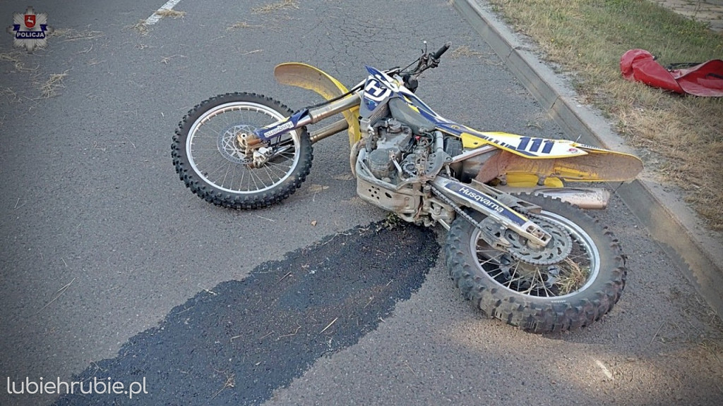 W tragicznym wypadku ginął motocyklista