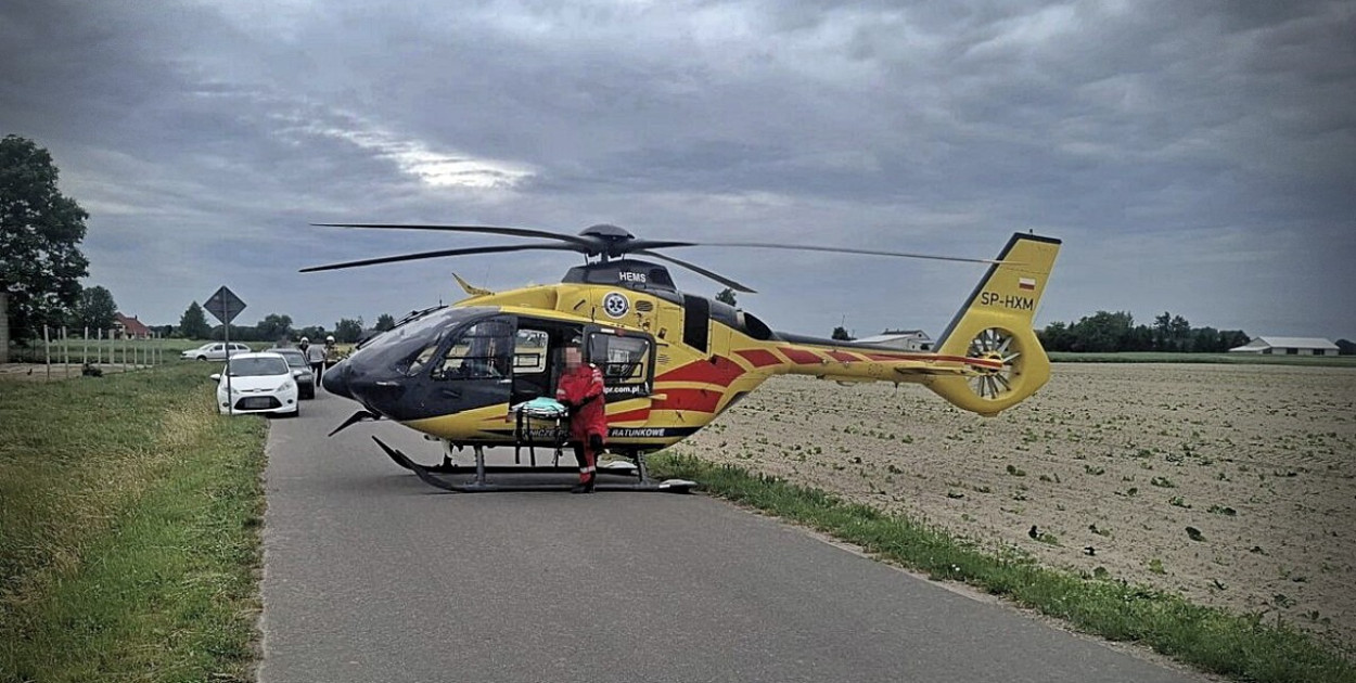 Groźny wypadek z udziałem 6-latka na mini crossie