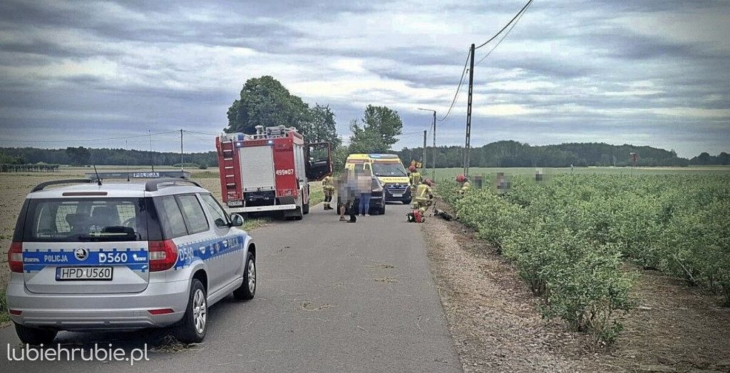 Groźny wypadek z udziałem 6-latka na mini crossie