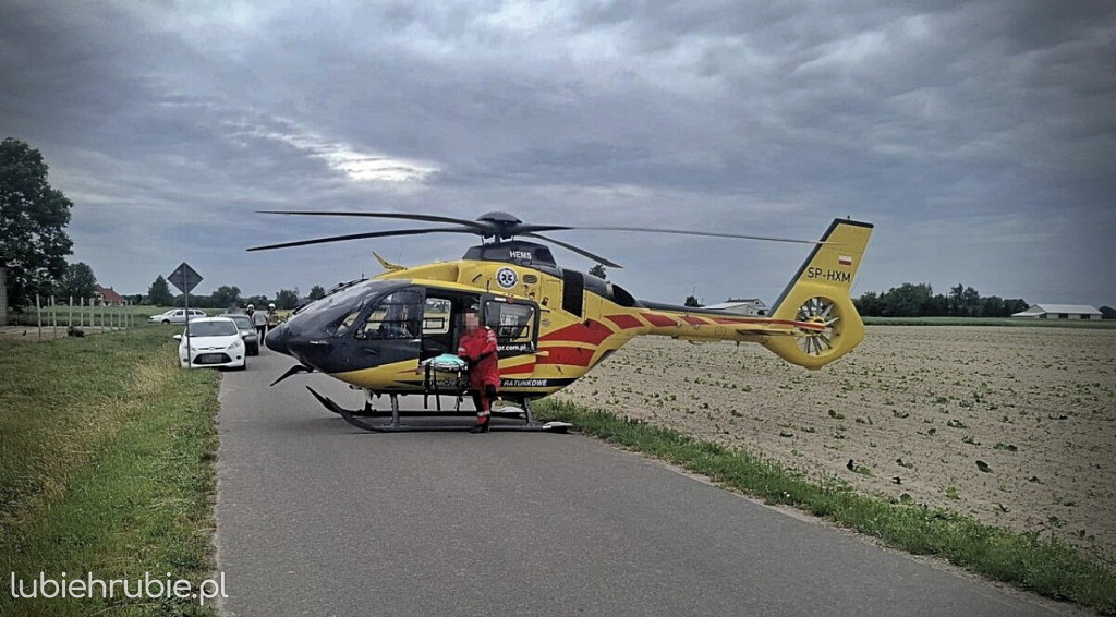Groźny wypadek z udziałem 6-latka na mini crossie