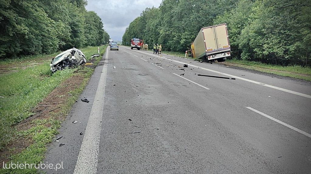 Wypadek w Łopienniku Nadrzecznym