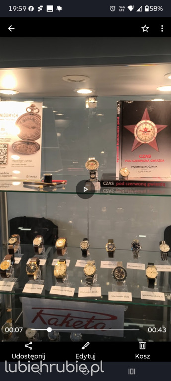 Kolekcjoner z powiatu hrubieszowskiego na festiwalu Passion for Watches – Antoni N. Patek