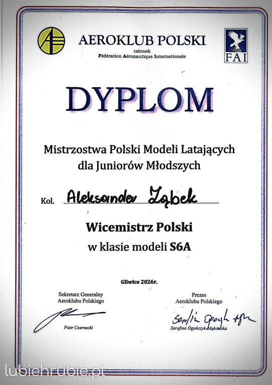 Hrubieszowscy modelarze najlepsi w Polsce