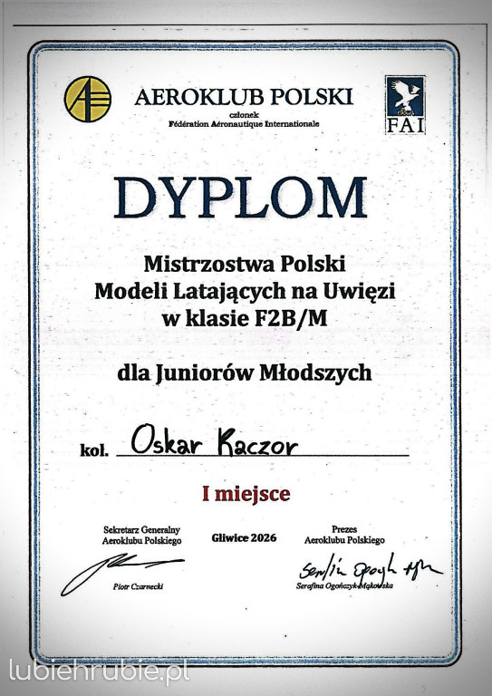 Hrubieszowscy modelarze najlepsi w Polsce