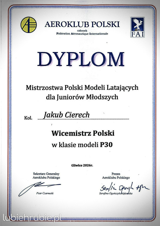 Hrubieszowscy modelarze najlepsi w Polsce