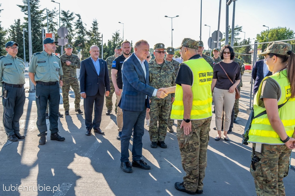 Wiceminister MSWiA odwiedził przejścia graniczne